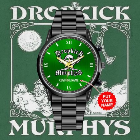New Limitted Edition Dropkick Murphys Music Stainless Steel Watch Gift For Fan