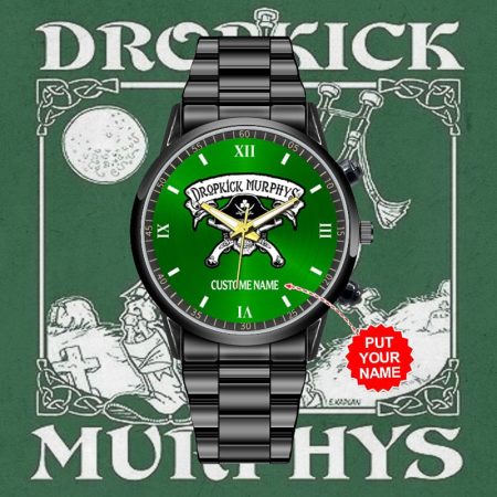 New Limitted Edition Dropkick Murphys Music Stainless Steel Watch Gift For Fan