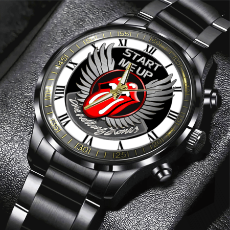 New Limitted Edition The Rolling Stones Music Leather Watch Gift For Fan