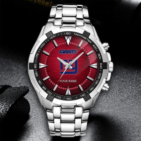 New York Giants NFL Alloy Men Quartz Watch Personalized Gift For Fan