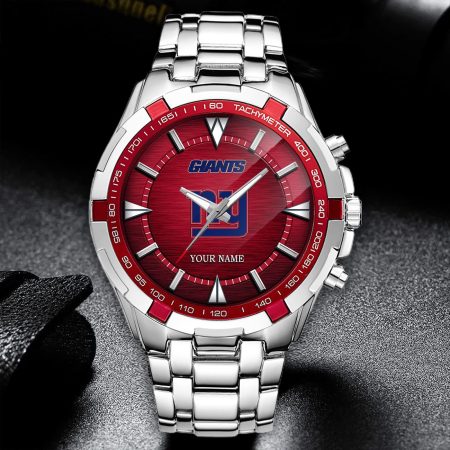 New York Giants NFL Alloy Men Quartz Watch Personalized Gift For Fan
