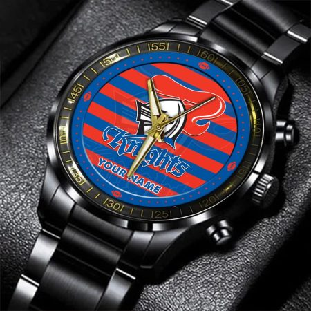 Newcastle Knights NRL New Personalized Black Hand Watch Gifts For Fans