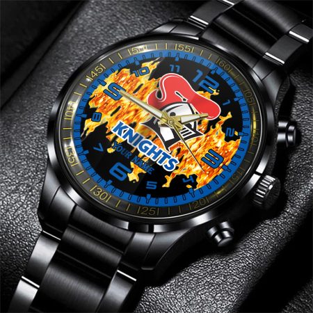Newcastle Knights NRL Personalized 3D Men Hand Watch Gift For Fans For Father For Fan