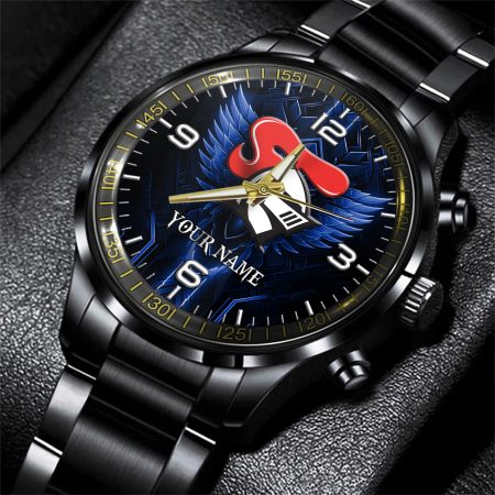 Newcastle Knights NRL Personalized Black Hand Watch Gift For Fans