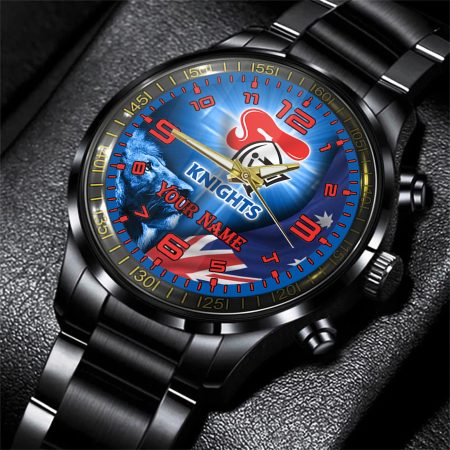 Newcastle Knights NRL Personalized Style 3D Men Hand Watch Gift For Fans