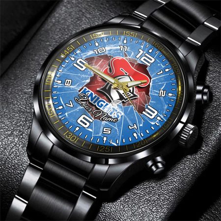 Newcastle Knights NRL Personalized Style 3D Men Hand Watch Gift For Fans