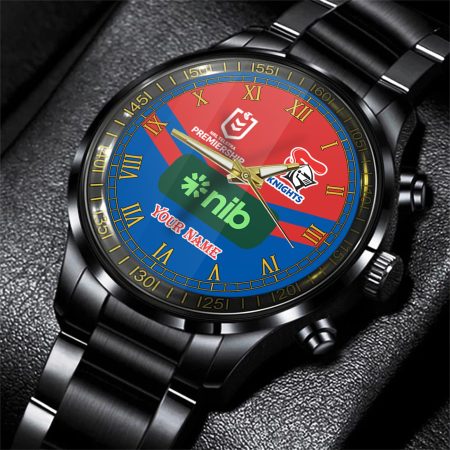 Newcastle Knights NRL Personalized Style 3D Men Hand Watch Gift For Fans