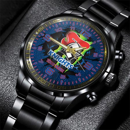 Newcastle Knights NRL Personalized Style 3D Men Hand Watch Gift For Fans