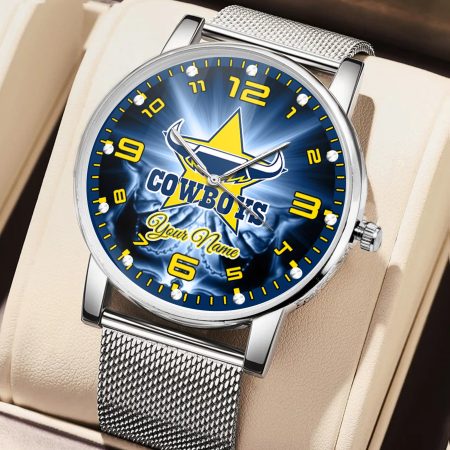 North Queensland Cowboys NRL 3D Women Hand Watch Personalized Gift For Fans