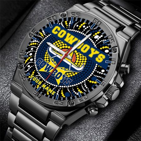 North Queensland Cowboys NRL Mode Personalized Watch Men Gift For Fans