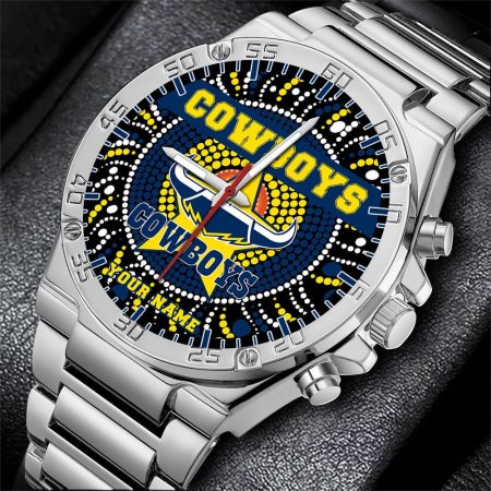 North Queensland Cowboys NRL Mode Personalized Watch Men Gift For Fans