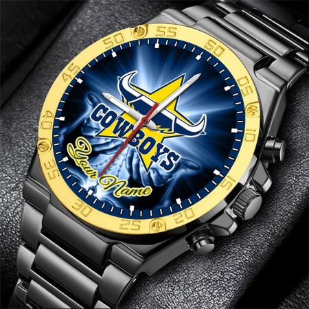 North Queensland Cowboys NRL New Style Personalized Watch Men Gift For Fans