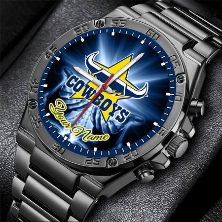 North Queensland Cowboys NRL New Style Personalized Watch Men Gift For Fans