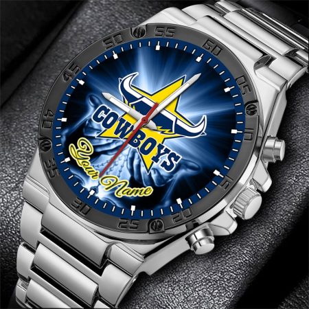 North Queensland Cowboys NRL New Style Personalized Watch Men Gift For Fans