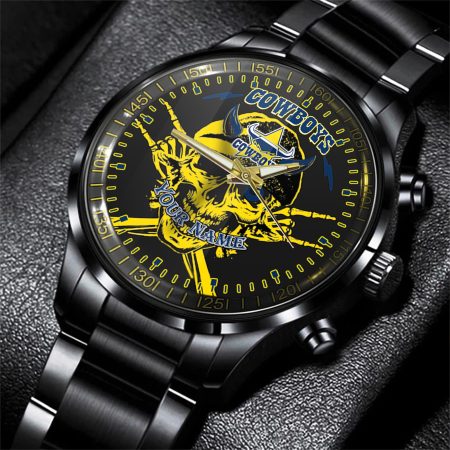 North Queensland Cowboys NRL Personalized Black Hand Watch Gift For Fans