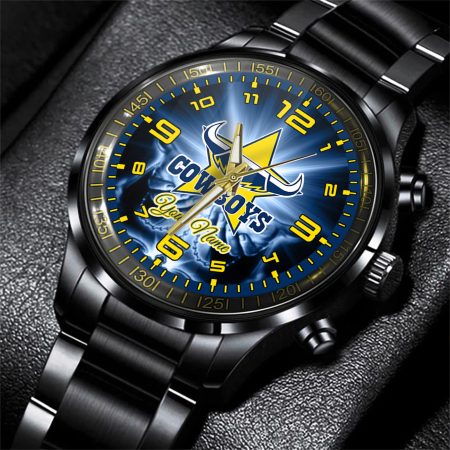 North Queensland Cowboys NRL Personalized Men Hand Watch Gift For Fans
