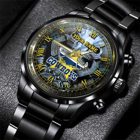North Queensland Cowboys NRL Personalized Style 3D Men Hand Watch Gift For Fans