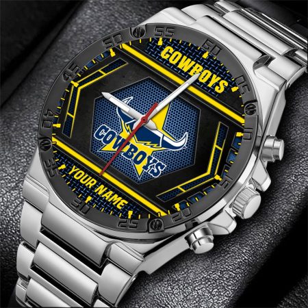 North Queensland Cowboys NRL Personalized Watch Men Gift For Fans