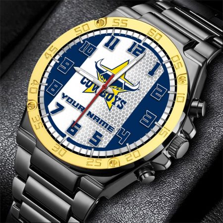 North Queensland Cowboys NRL Personalized Watch Of Wrist Of Men Gift For Fans