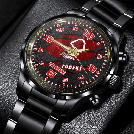 Nottingham Forest EPL Personalized 3D Men Hand Watch Gift For Fans For Father