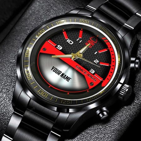 Nottingham Forest EPL Personalized New Black Hand Watch Gift For Fans