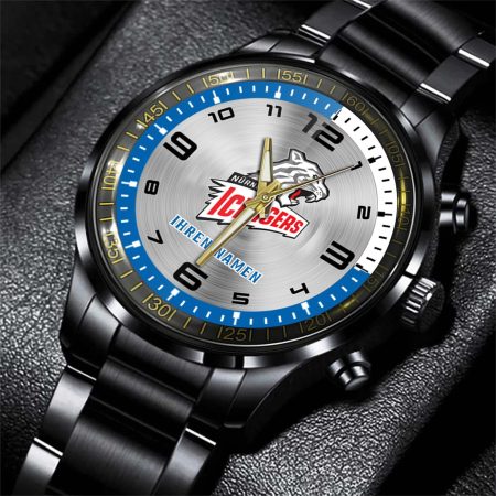 Nurnberg Ice Tigers DEL Personalized Stainless Steel Hand Watch For Fan