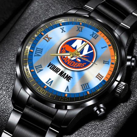 NY Islanders NHL Personalized New Black Hand Watch Gift For Fans