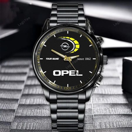 Opel New Personalized Black Hand Watch Gifts For Fans