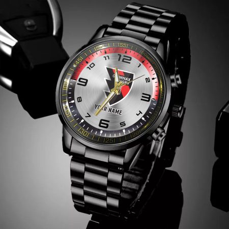 Oyonnax Top 14 New Personalized Black Hand Watch Gifts For Fans