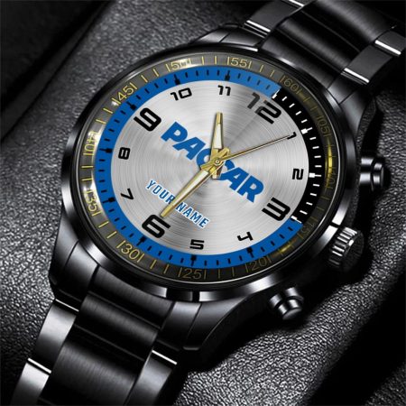 Paccar Truck Personalized Black Stainless Steel Hand Watch For Fan