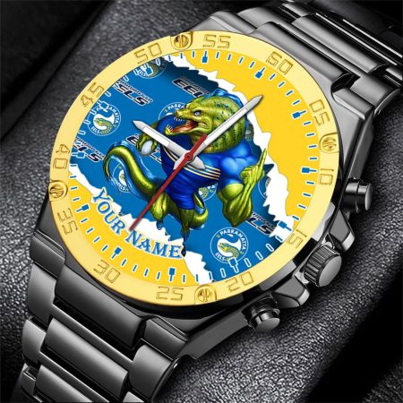 Parramatta Eels NRL Fashion Personalized Watch Men Gift For Fans