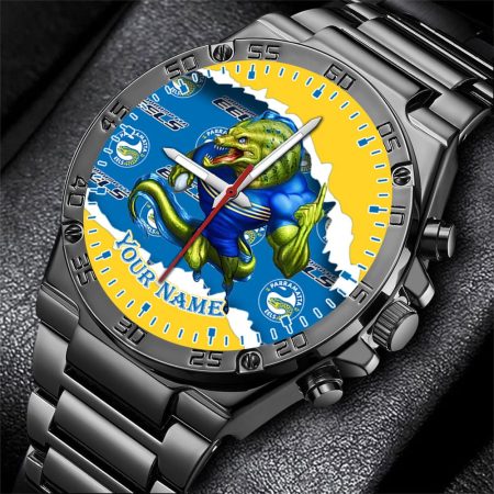 Parramatta Eels NRL Fashion Personalized Watch Men Gift For Fans