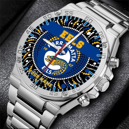 Parramatta Eels NRL Mode Personalized Watch Men Gift For Fans