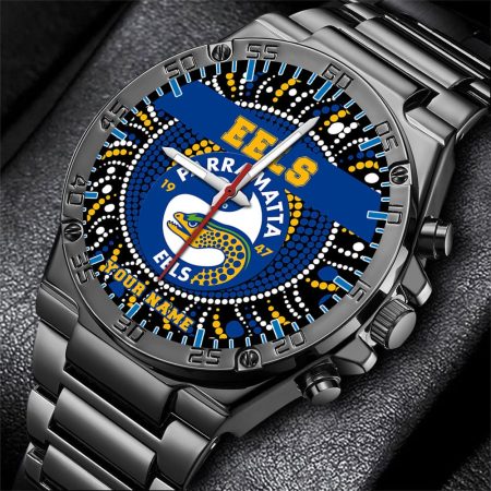Parramatta Eels NRL Mode Personalized Watch Men Gift For Fans