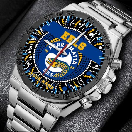 Parramatta Eels NRL Mode Personalized Watch Men Gift For Fans