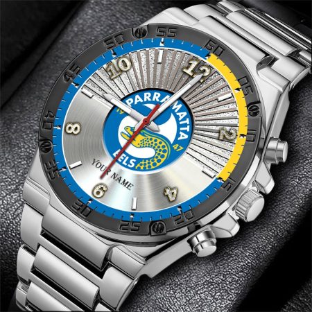 Parramatta Eels NRL New Personalized Watch Men Gift For Fans