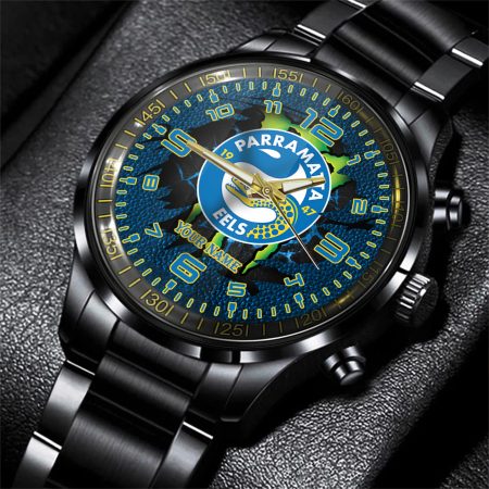 Parramatta Eels NRL Personalized Style 3D Men Hand Watch Gift For Fans