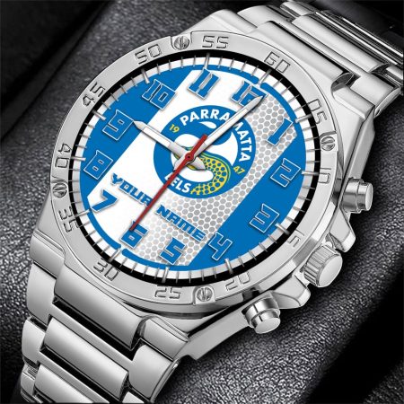 Parramatta Eels NRL Personalized Watch Of Wrist Of Men Gift For Fans