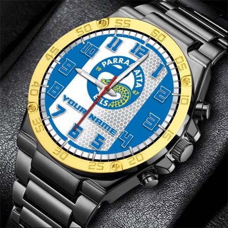 Parramatta Eels NRL Personalized Watch Of Wrist Of Men Gift For Fans