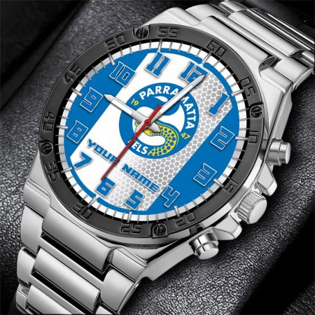 Parramatta Eels NRL Personalized Watch Of Wrist Of Men Gift For Fans