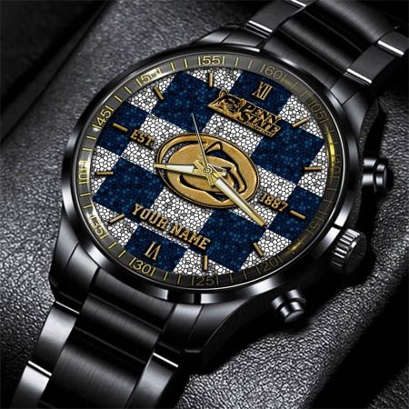 Penn State Nittany Lions NCAA Personalized Black New Hand Watch Gifts For Fans