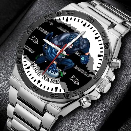 Penrith Panthers NRL Fashion Personalized Watch Men Gift For Fans