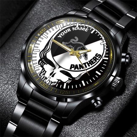 Penrith Panthers NRL Personalized 3D New Men Skull Hand Watch Gift For Fans For Father For Fan