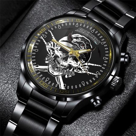 Penrith Panthers NRL Personalized Black Hand Watch Gift For Fans