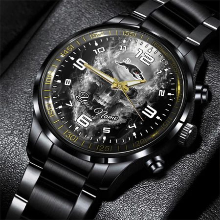 Penrith Panthers NRL Personalized Black Hand Watch Gift For Fans