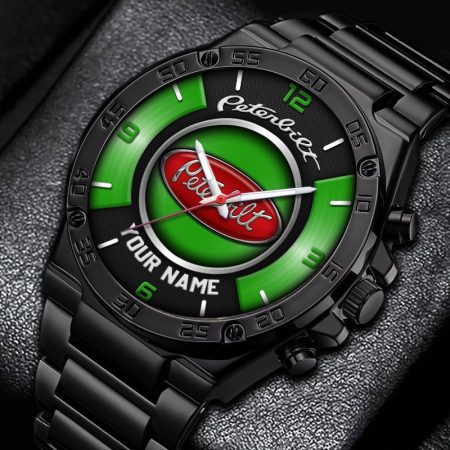 Peterbilt Truck Personalized New Stainless Steel Hand Watch For Fans