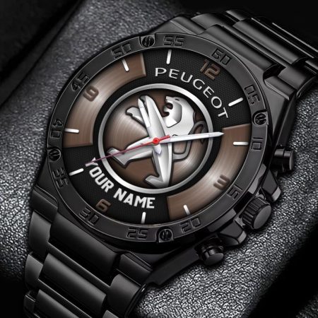 Peugeot Car Personalized New Stainless Steel Hand Watch For Fans