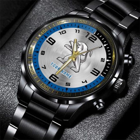 Peugeot Motorcycle Personalized Black Stainless Steel Hand Watch For Fan