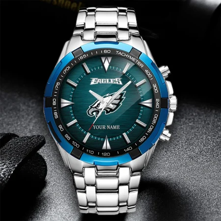 Philadelphia Eagles NFL Alloy Men Quartz Watch Personalized Gift For Fan