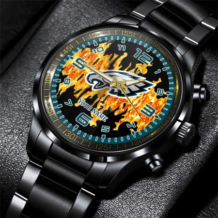 Philadelphia Eagles NFL Personalized 3D Men Hand Watch Gift For Fans For Father
